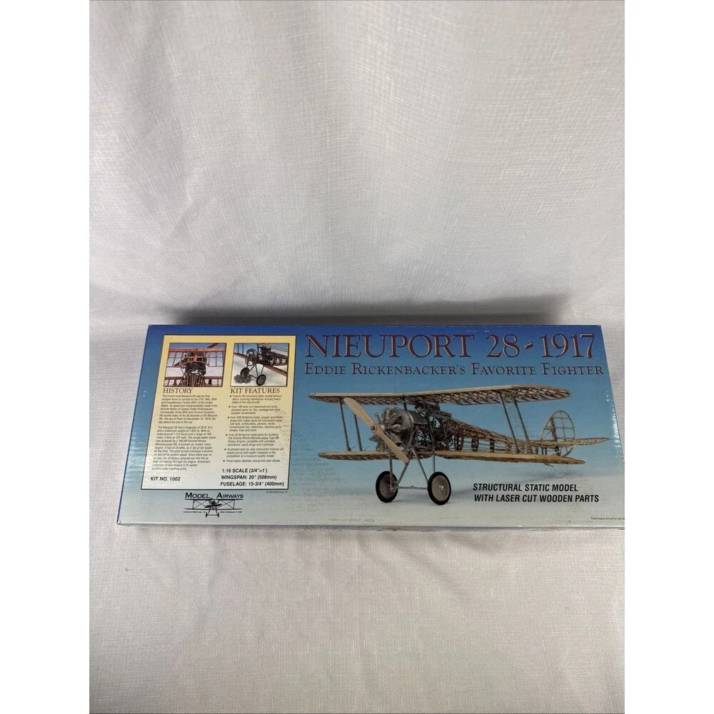 Model Airways 1:16 Nieuport 28-1917 Eddie Rickenbacker's Favorite Fighter